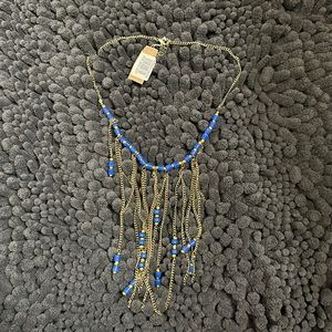 Nordstrom blue necklace brand new